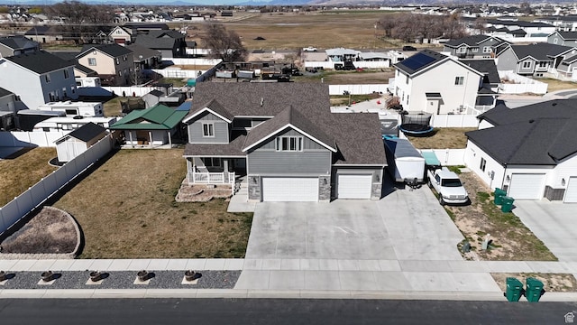 2466 W 3375 S, West Haven, UT 84401 - bird's eye view featuring a residential view