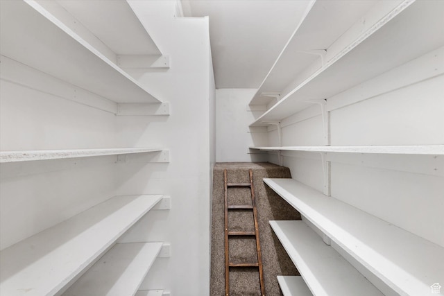 view of storage area