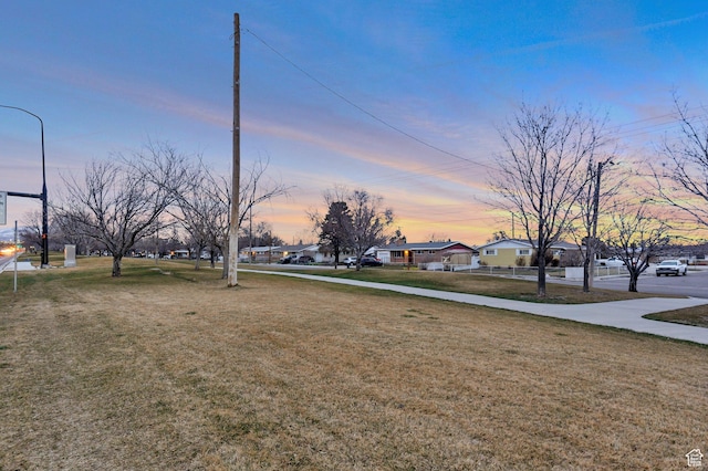 4165 W 4715 S, Kearns, UT 84118 - view of yard at dusk