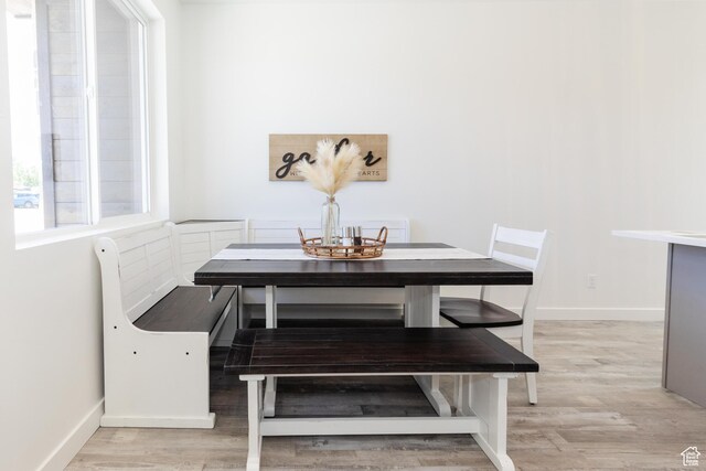 526 N Richland Valley St Unit 10, Garden City, UT 84028 - dining room with baseboards and light wood-type flooring