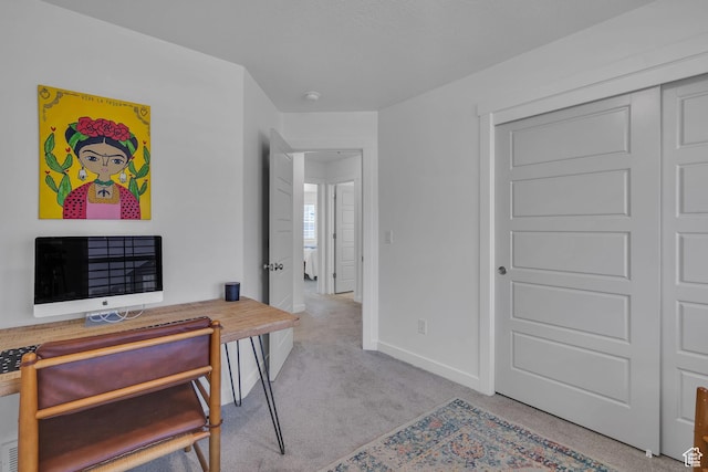 3457 W Blue Crane Dr N, Clinton, UT 84015 - carpeted home office featuring baseboards