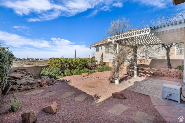 799 N 2600 W, Hurricane, UT 84737 - view of yard featuring a pergola and a patio area
