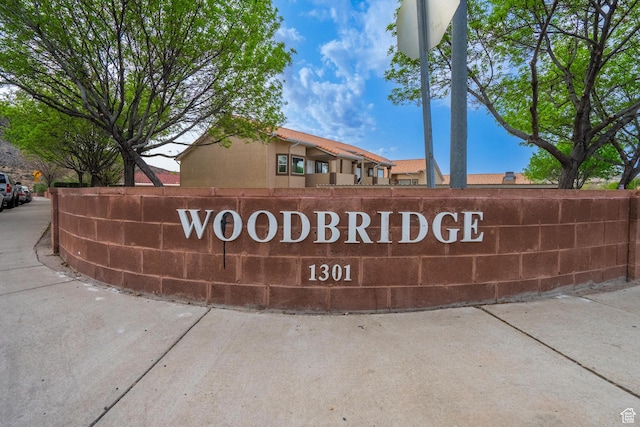 1301 W Indian Hills Dr Unit 59, St George, UT 84770 - view of community / neighborhood sign