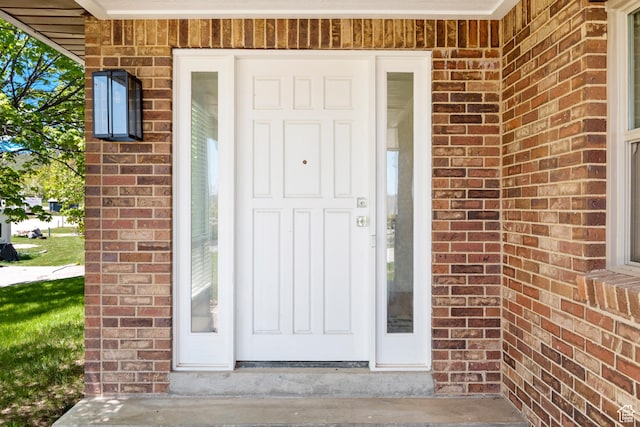 199 N 300 W, Garden City, UT 84028 - property entrance featuring brick siding