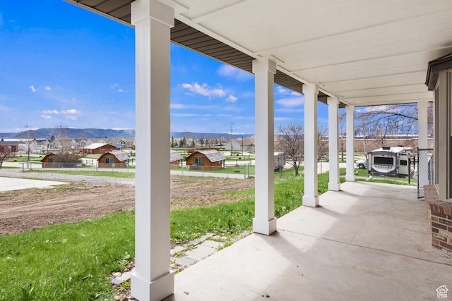 199 N 300 W, Garden City, UT 84028 - view of patio with a porch and a residential view
