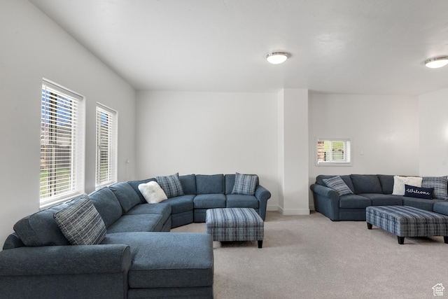 199 N 300 W, Garden City, UT 84028 - living room featuring light carpet and baseboards