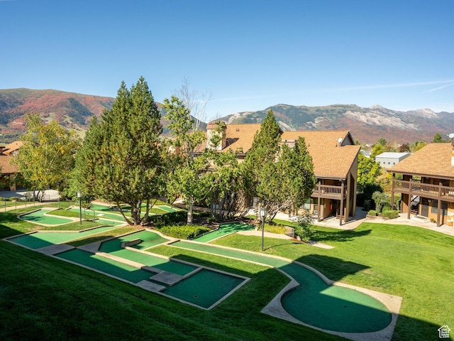 3615 N Wolf Lodge Dr E Unit 109, Eden, UT 84310 - view of property's community featuring a mountain view and a yard