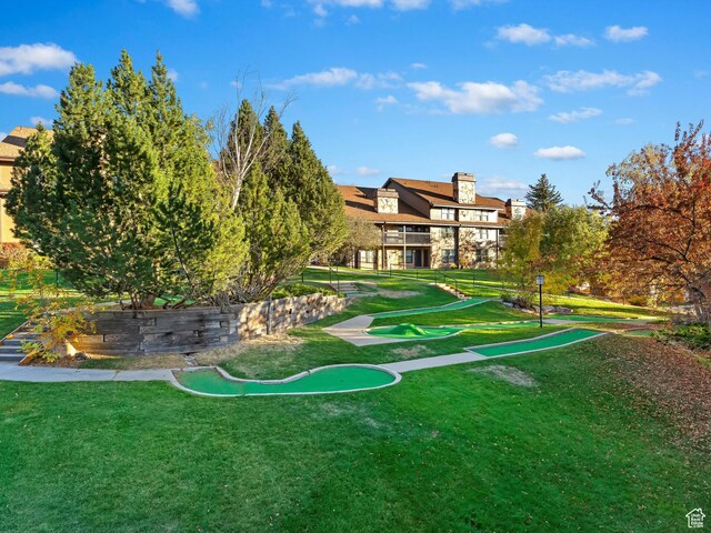3615 N Wolf Lodge Dr E Unit 109, Eden, UT 84310 - view of community featuring a yard