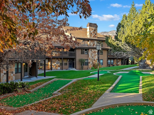3615 N Wolf Lodge Dr E Unit 109, Eden, UT 84310 - view of home's community featuring a lawn