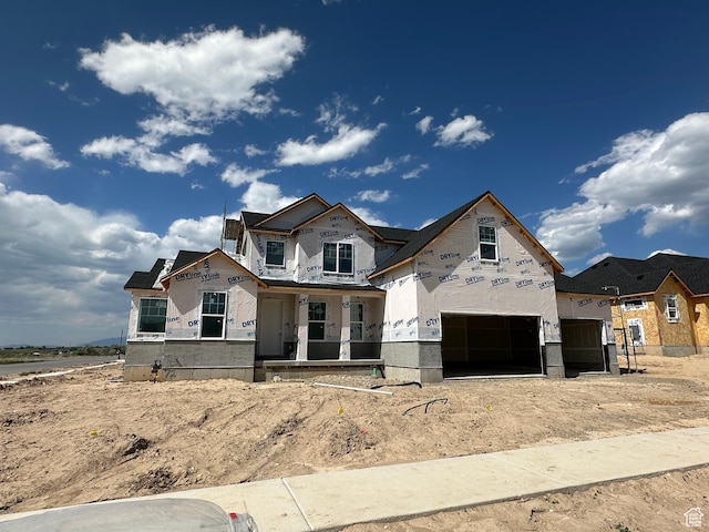261 E 1150 N Unit 72, Salem, UT 84653 - unfinished property featuring a garage and a porch