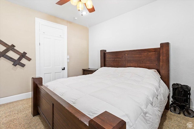 278 S 100 E, Manti, UT 84642 - bedroom featuring baseboards and ceiling fan
