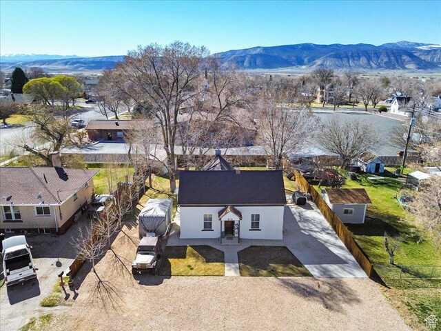 278 S 100 E, Manti, UT 84642 - aerial view featuring a mountain view and a residential view