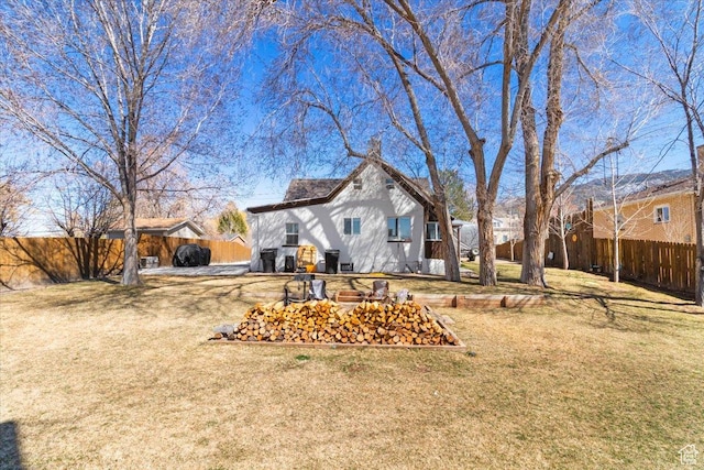 278 S 100 E, Manti, UT 84642 - back of house featuring a fenced backyard and a yard