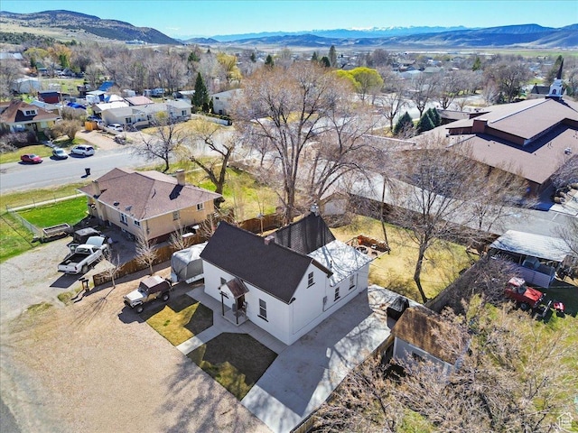 278 S 100 E, Manti, UT 84642 - drone / aerial view featuring a residential view and a mountain view