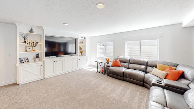 452 S 2500 E Unit 122, Spanish Fork, UT 84660 - living room with baseboards, carpet flooring, and a textured ceiling