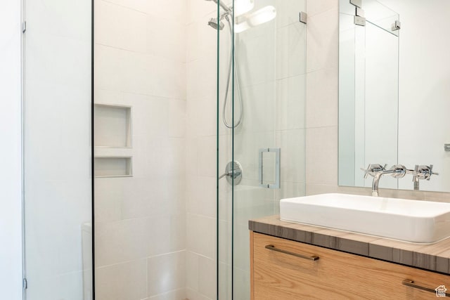2908 W Deer Pointe Dr, Heber City, UT 84032 - full bath with a shower stall and vanity