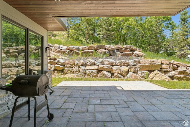 2908 W Deer Pointe Dr, Heber City, UT 84032 - view of patio / terrace featuring grilling area