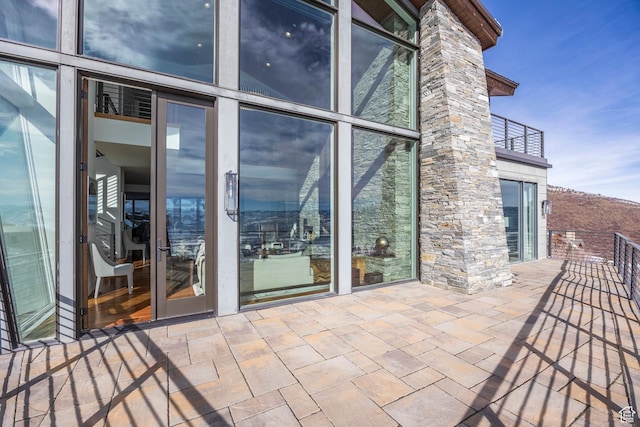 2908 W Deer Pointe Dr, Heber City, UT 84032 - view of patio with a balcony