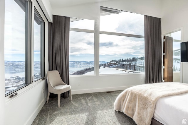 2908 W Deer Pointe Dr, Heber City, UT 84032 - bedroom featuring baseboards, visible vents, multiple windows, and carpet