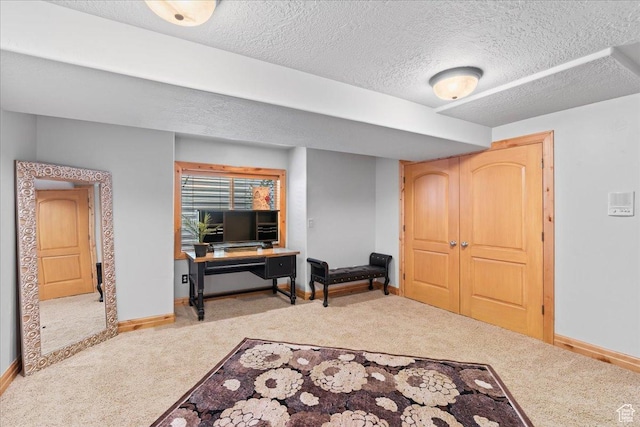 3594 E 3800 S, Salt Lake City, UT 84109 - carpeted bedroom featuring baseboards and a textured ceiling