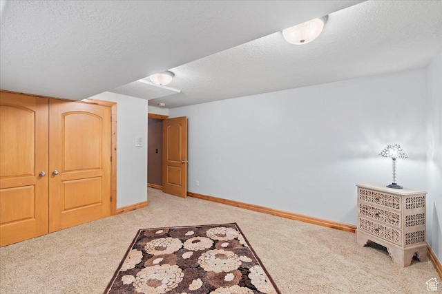 3594 E 3800 S, Salt Lake City, UT 84109 - bedroom with carpet floors, baseboards, and a textured ceiling