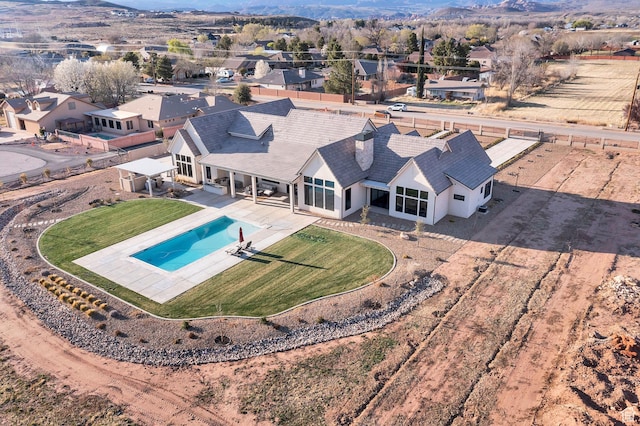 775 W 1300 S, Hurricane, UT 84737 - aerial perspective of suburban area with a pool