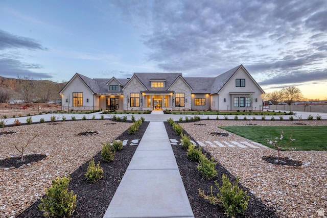 775 W 1300 S, Hurricane, UT 84737 - view of front facade with stone siding and stucco siding