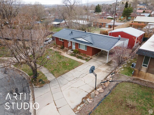 1454 E Harrop St, Ogden, UT 84404 - aerial view featuring a residential view