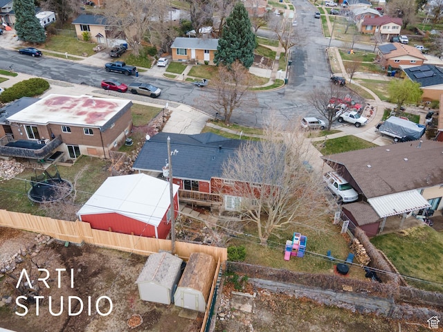 1454 E Harrop St, Ogden, UT 84404 - drone / aerial view featuring a residential view