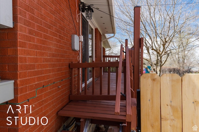 1454 E Harrop St, Ogden, UT 84404 - deck featuring fence