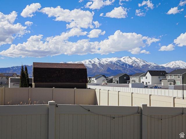 2291 E Ox Yoke Dr N, Eagle Mountain, UT 84005 - mountain view with a residential view