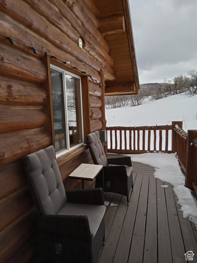 2204 S Timber Lakes Dr S Unit 945, Heber City, UT 84032 - view of snow covered deck