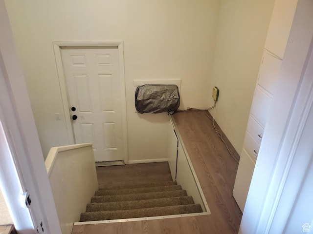 397 E 200 N, Kaysville, UT 84037 - stairs with baseboards and wood finished floors
