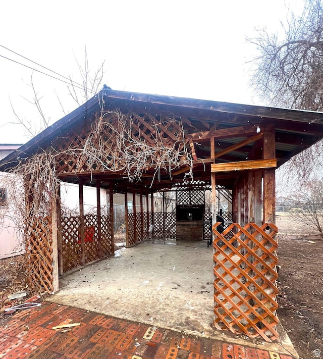 316 W 500 N, Beaver, UT 84713 - view of patio / terrace with a carport