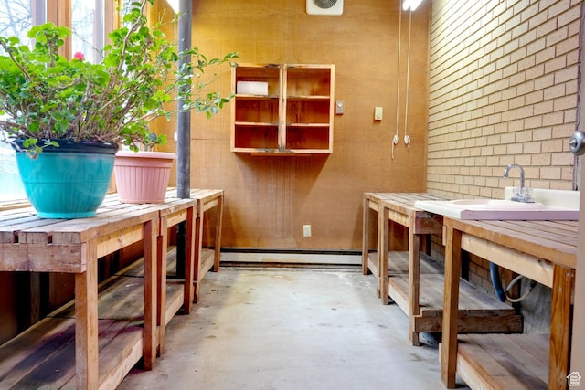 3885 E Viewcrest Dr, Millcreek, UT 84124 - view of patio featuring a baseboard heating unit