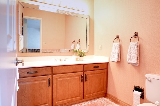 3885 E Viewcrest Dr, Millcreek, UT 84124 - bathroom with vanity and toilet