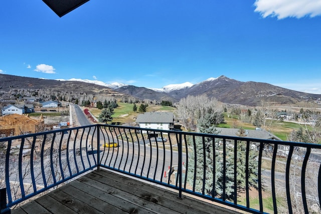 882 Schneitter Cir, Midway, UT 84049 - balcony featuring a mountain view