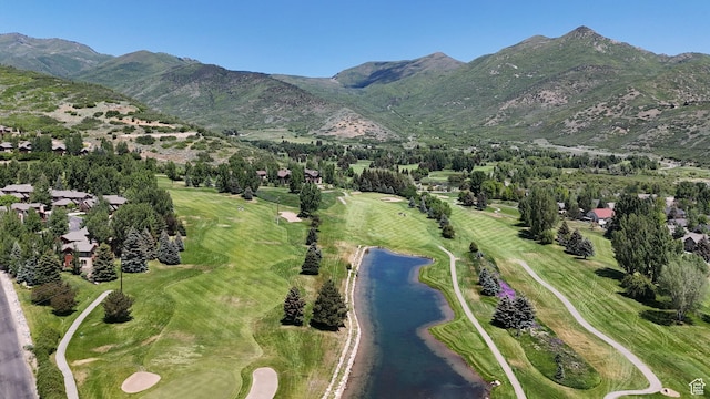 882 Schneitter Cir, Midway, UT 84049 - aerial view of property's location with a water and mountain view and a golf course