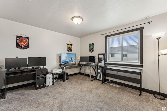 483 N 2650 W Unit 6, Tremonton, UT 84337 - carpeted office with baseboards and a textured ceiling