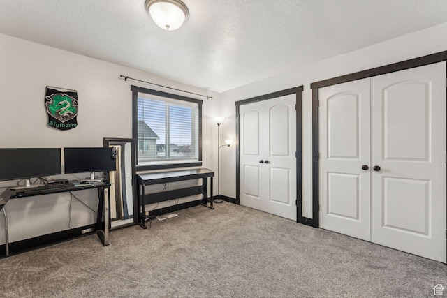 483 N 2650 W Unit 6, Tremonton, UT 84337 - carpeted bedroom with baseboards, multiple closets, and a textured ceiling