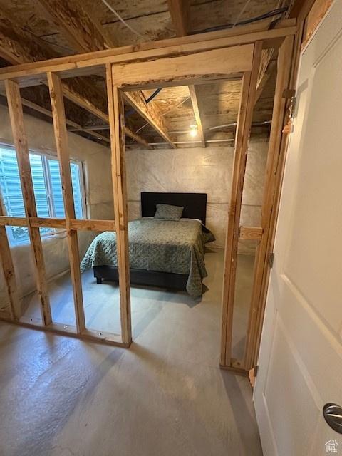 2022 E 970 N, Spanish Fork, UT 84660 - bedroom featuring unfinished concrete floors