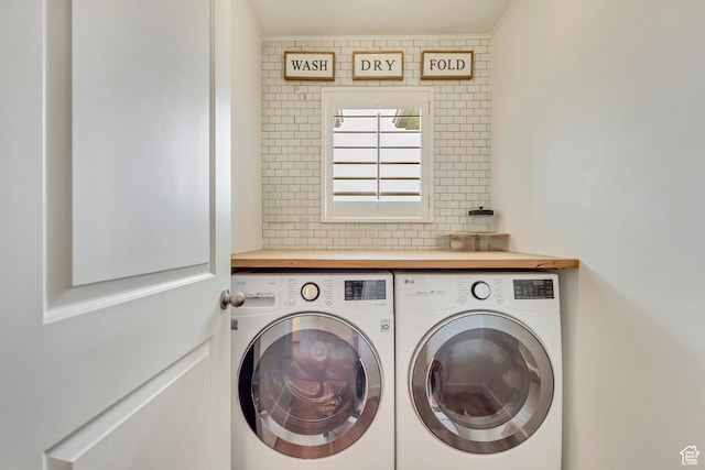 2022 E 970 N, Spanish Fork, UT 84660 - washroom featuring separate washer and dryer