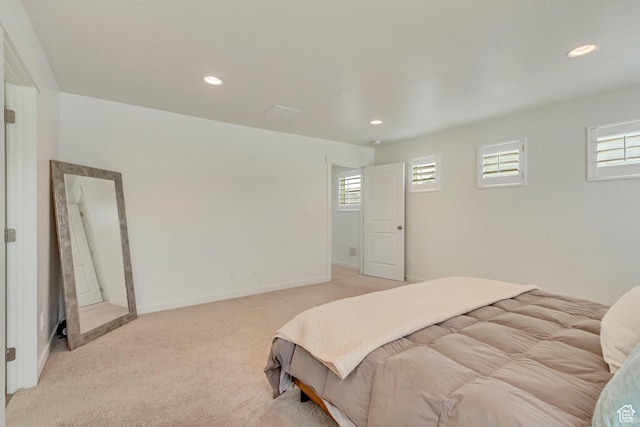 2022 E 970 N, Spanish Fork, UT 84660 - bedroom with light colored carpet, baseboards, and recessed lighting