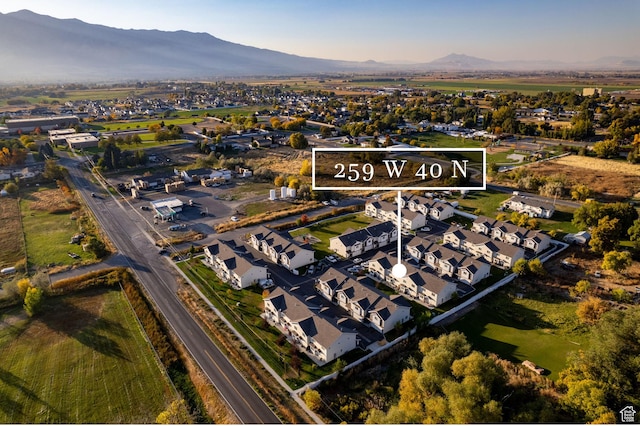 259 W 40 N, Hyrum, UT 84319 - aerial view of property's location featuring a mountain backdrop