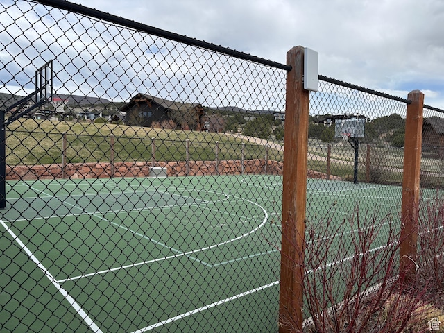 2220 E Flat Top Mountain Dr, Heber City, UT 84032 - view of basketball court featuring community basketball court