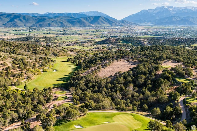 2220 E Flat Top Mountain Dr, Heber City, UT 84032 - aerial view of mountains and a golf club