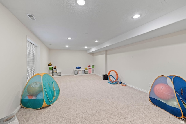 6208 W Bull River Rd, Highland, UT 84003 - game room with carpet, baseboards, and recessed lighting