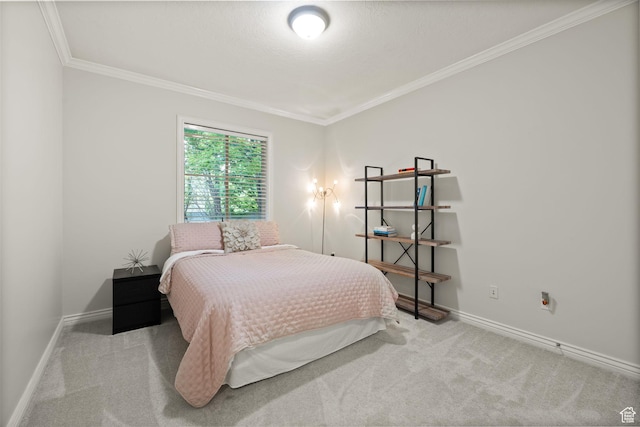 6208 W Bull River Rd, Highland, UT 84003 - carpeted bedroom featuring baseboards and ornamental molding