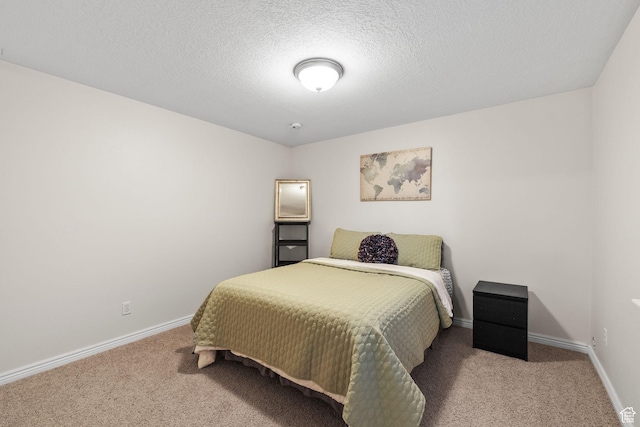 6208 W Bull River Rd, Highland, UT 84003 - bedroom with carpet floors, baseboards, and a textured ceiling