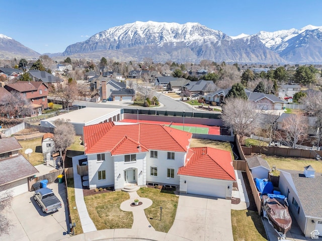 881 S 635 W, Orem, UT 84058 - birds eye view of property with a mountain view and a residential view